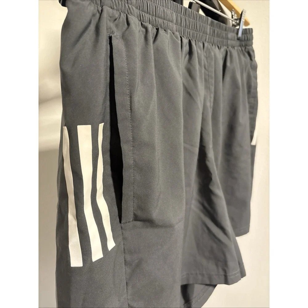 adidas men Adizero Running Split Shorts gray size XL5
